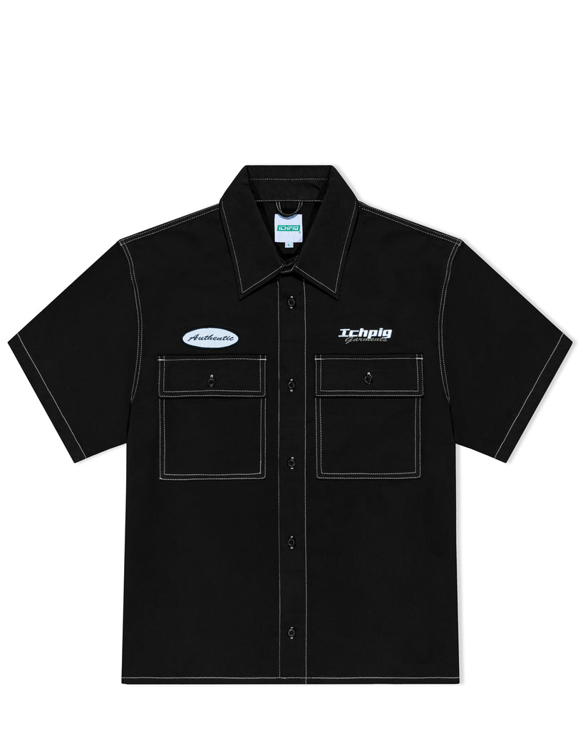 Emblem Workers Shirt - Diesel Black