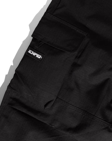 Ripstop Cargo Pants - Jet Black