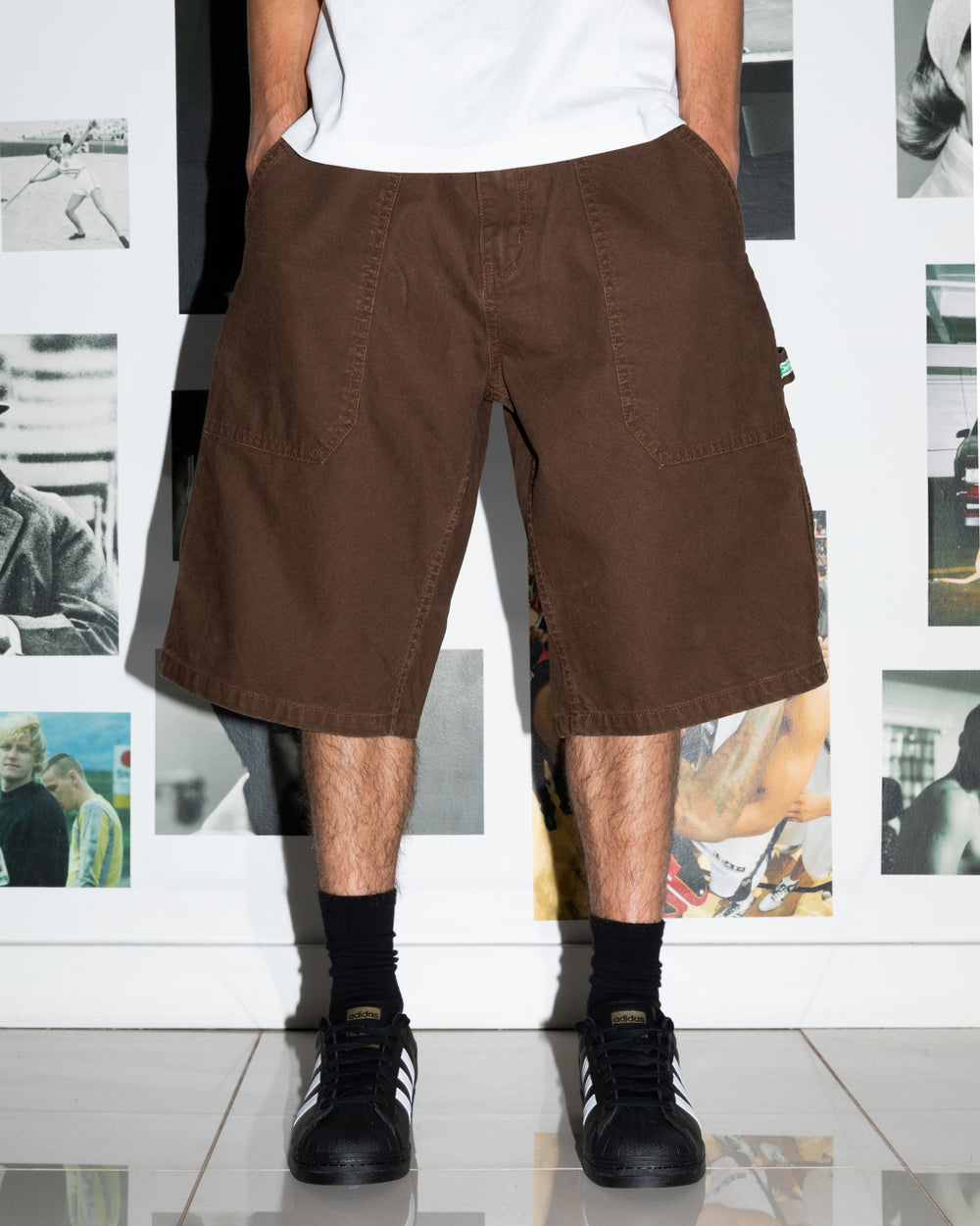 Workshop Canvas Shorts - Faded Brown