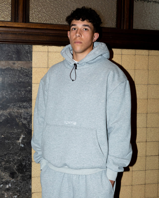 Strike Cinch-Up Hood - Grey Marle