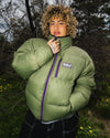 Odyssey Reversible Puffer Jacket - Olive / Grape