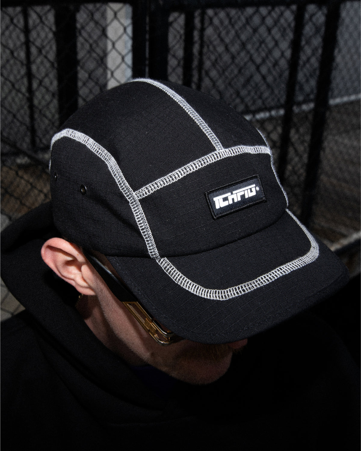 Strike Interlock 5 Panel Cap - Onyx