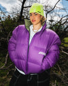 Odyssey Reversible Puffer Jacket - Olive / Grape