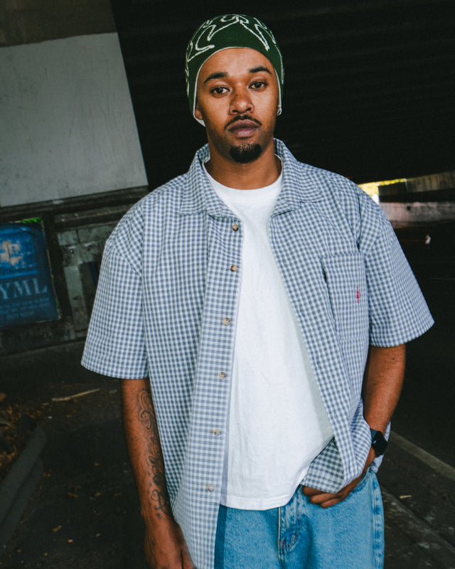 Heritage Plaid Shirt - White / Black