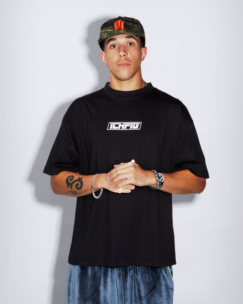 Strike Logo Tee - Black / White