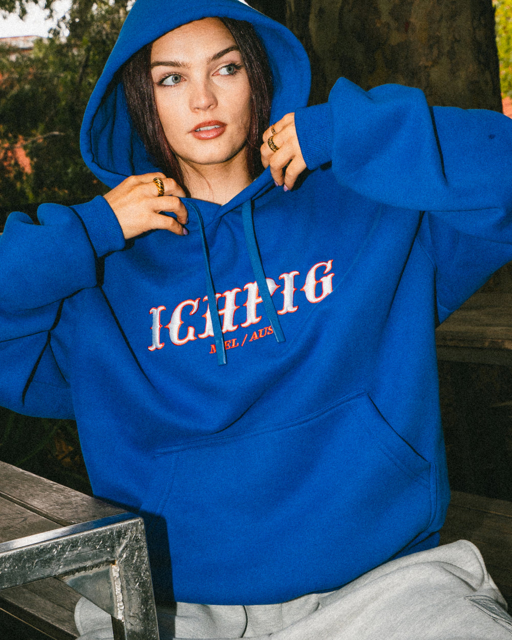 Players Pullcord Hood - Royal Blue
