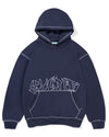 Razor Contrast Hood - Ink