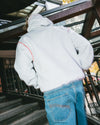 Razor Contrast Hood - White Marle