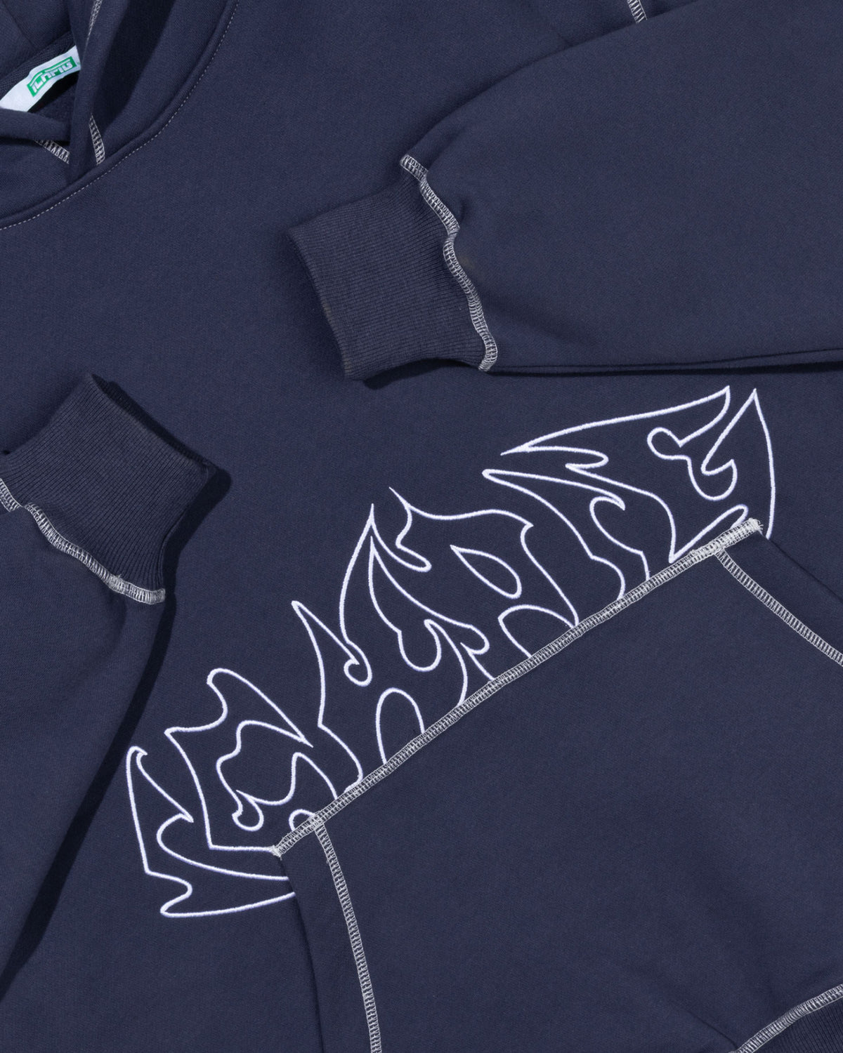 Razor Contrast Hood - Ink