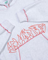 Razor Contrast Hood - White Marle
