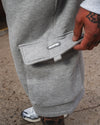 Fleece Cargo Shorts - Grey Marle