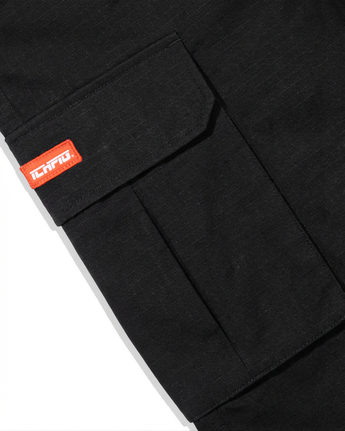 Ripstop Cargo Shorts - Black
