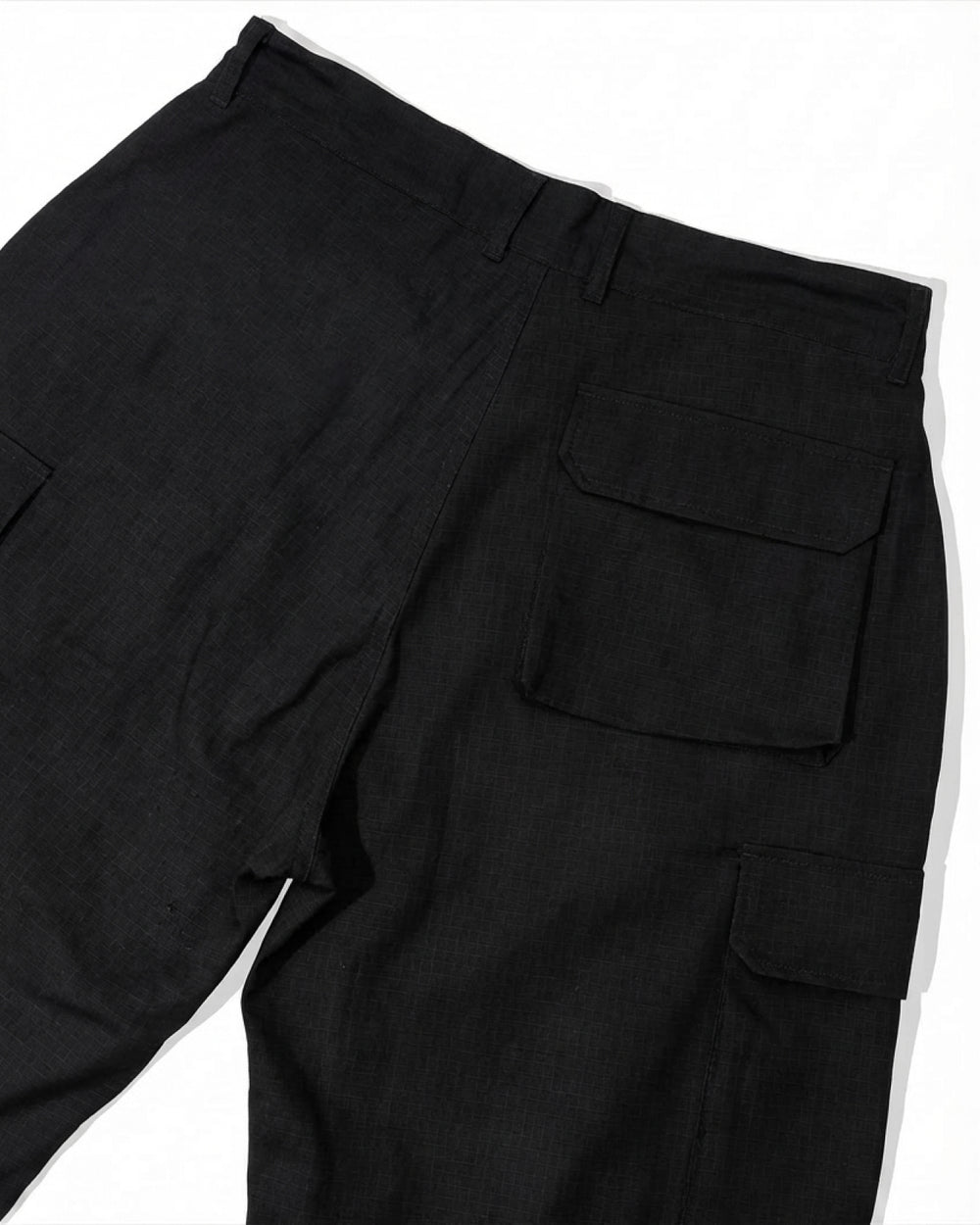 Ripstop Cargo Shorts - Black