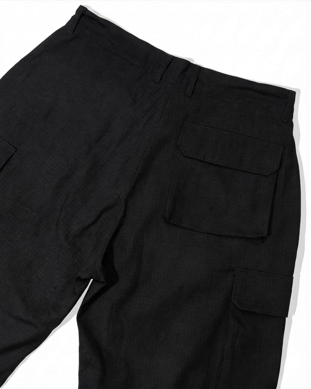 Ripstop Cargo Shorts - Black