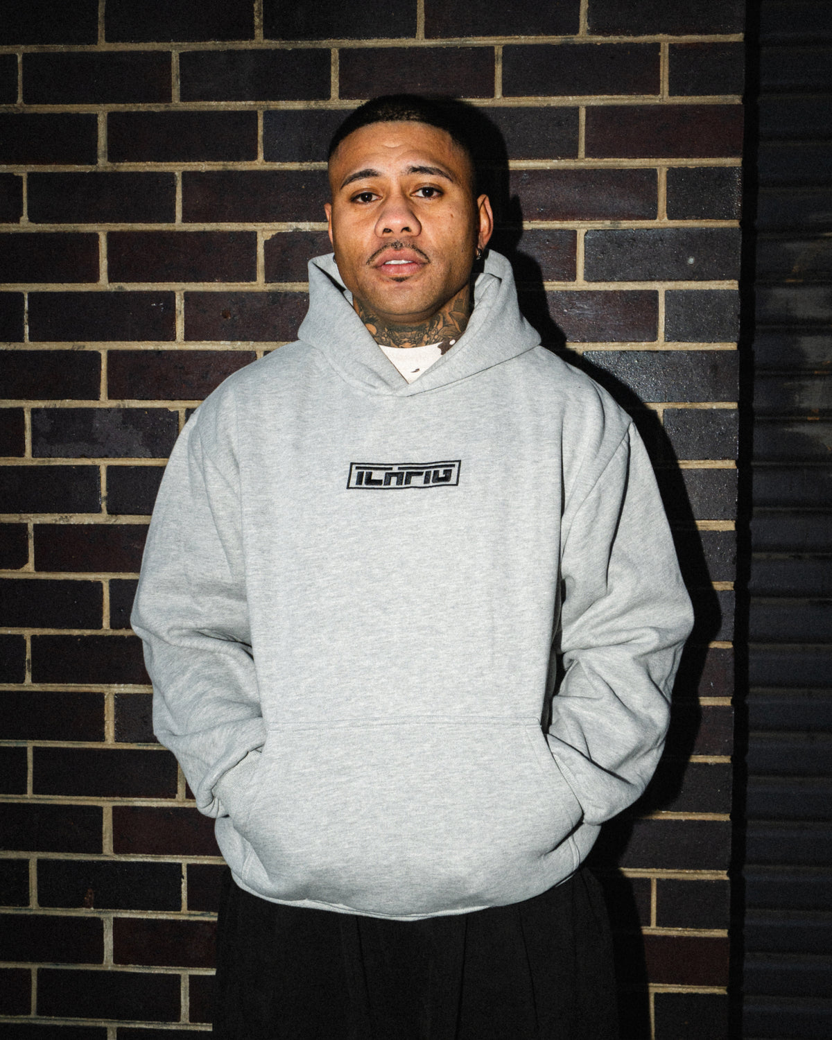 Strike Cordless Hood - Grey Marle / Black