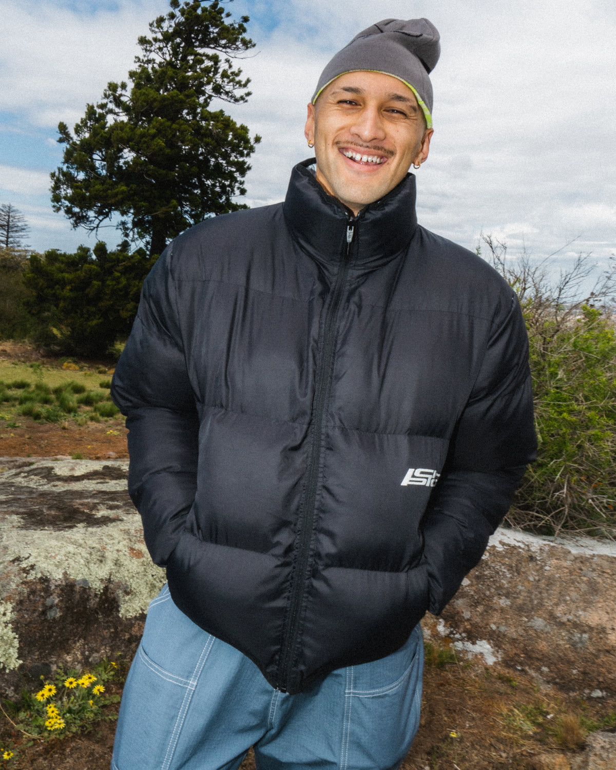Odyssey Reversible Puffer Jacket - Powder / Black