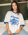 Wildcat Ringer Tee - Natural