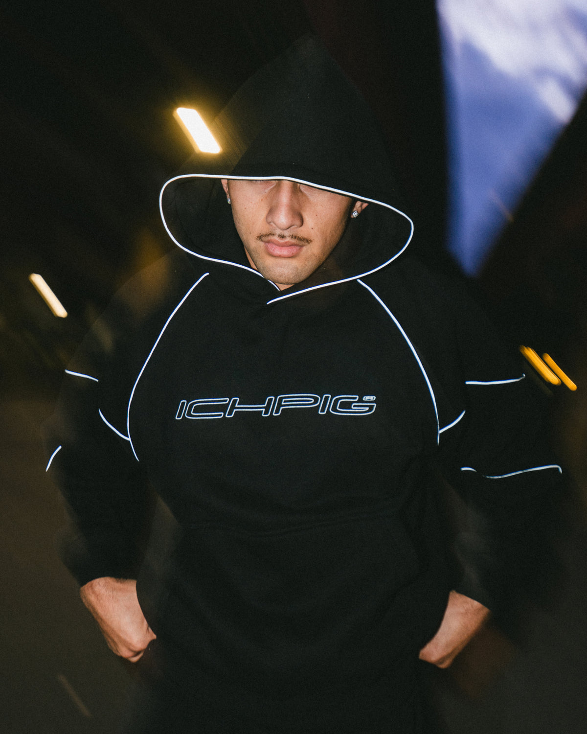 Sportsline Panel Hood - Black Reflective