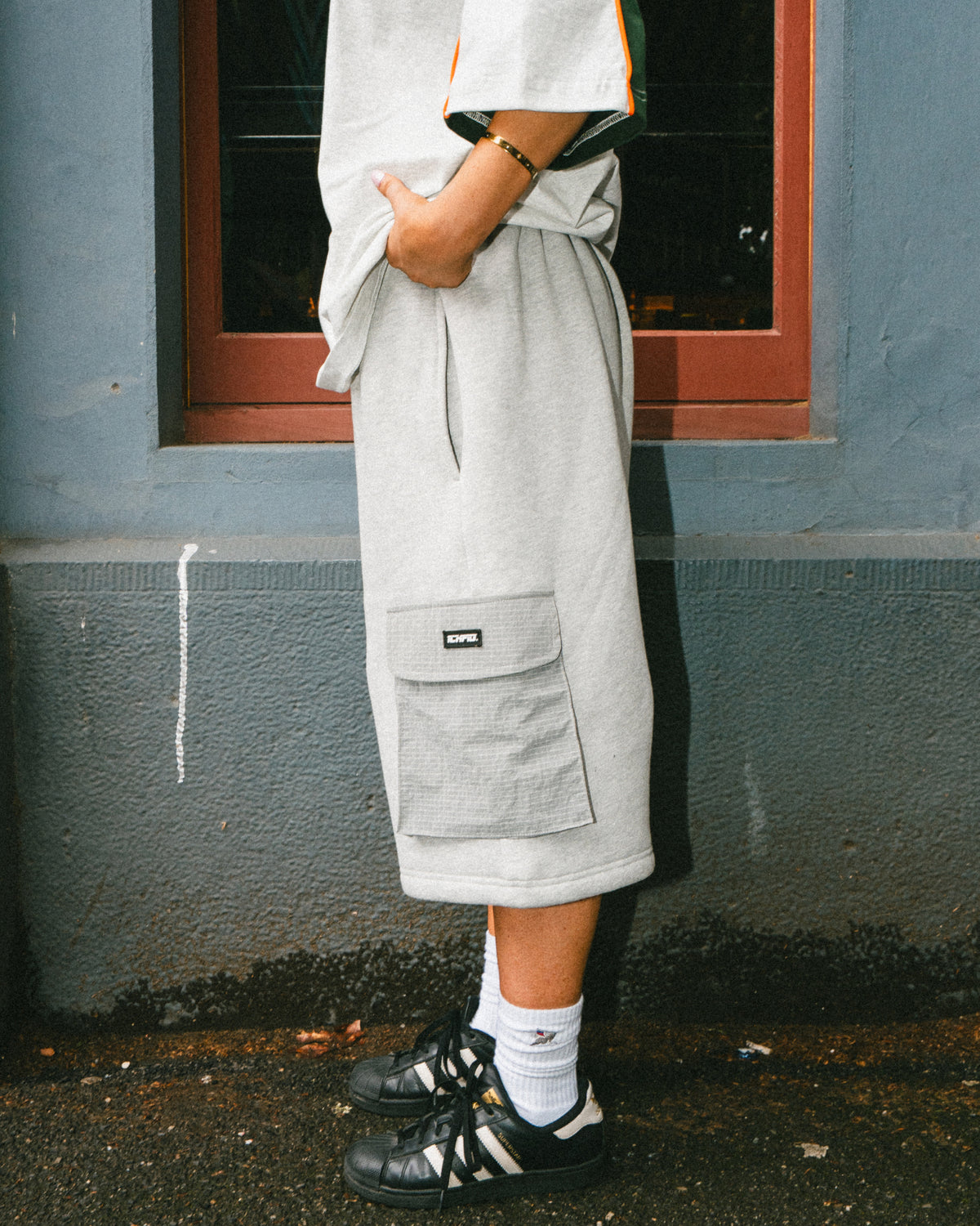 XL Cargo-Tech Shorts - Grey Marle