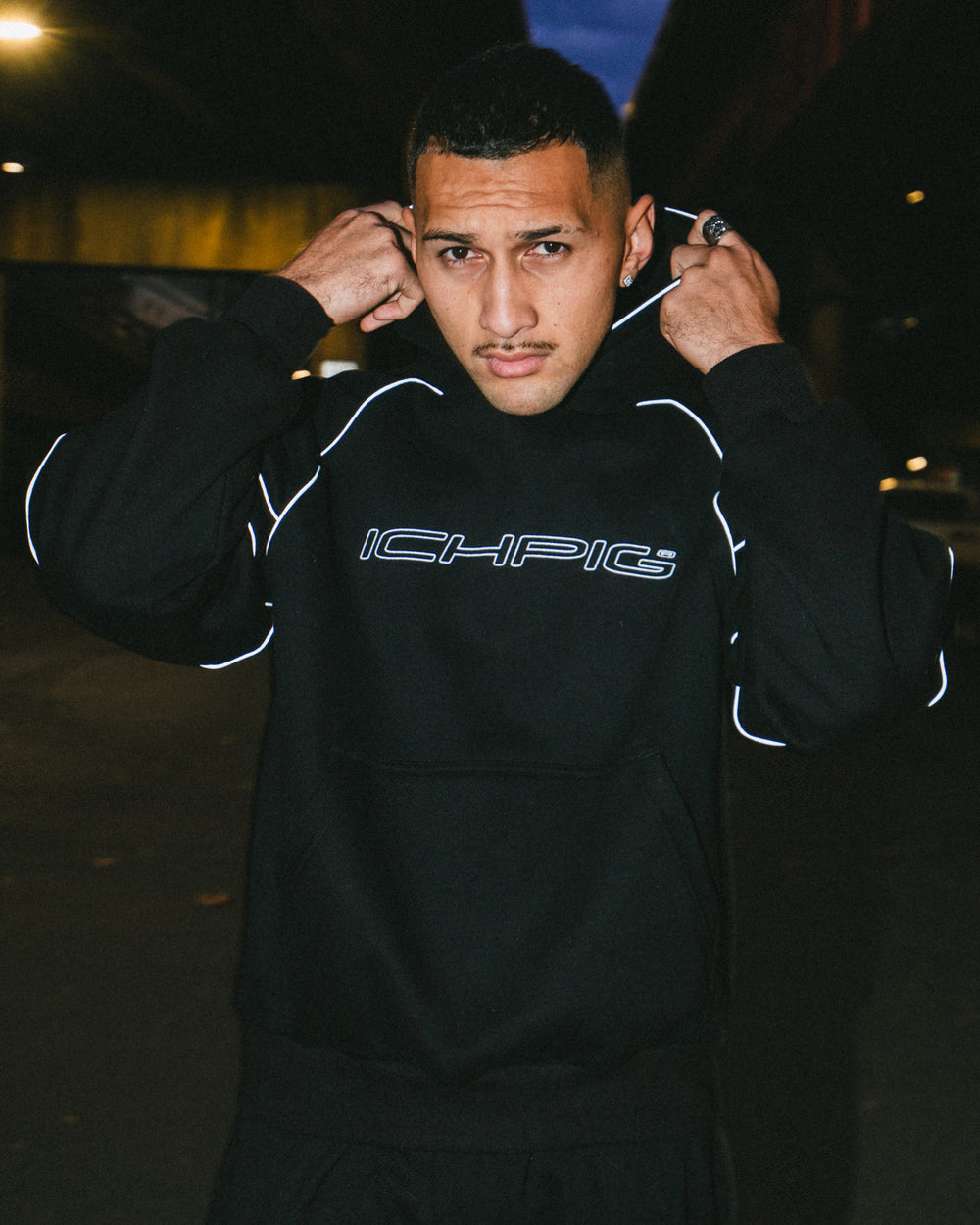 Sportsline Panel Hood - Black Reflective