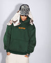 Strike Cordless Hood - Forest / Orange
