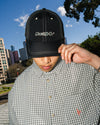 Contour 6 Panel Cap - Black