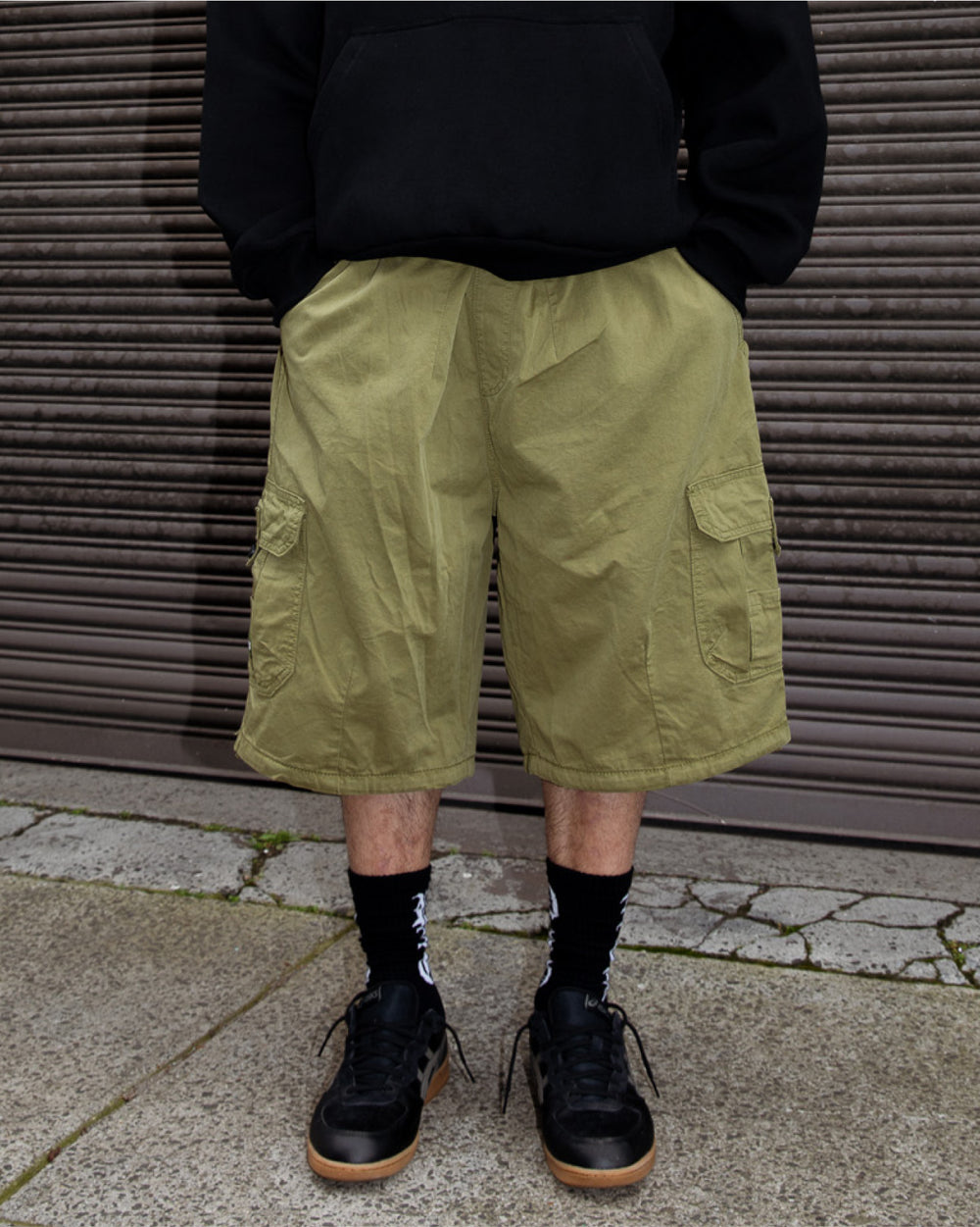 Para Cargo Shorts - Washed Olive