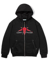 Allstar Zip-Up Hood - Black