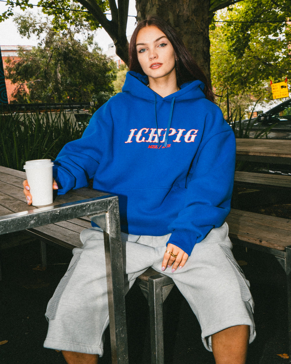 Players Pullcord Hood - Royal Blue