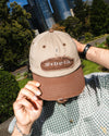 Patchwork Dad Cap - Brown