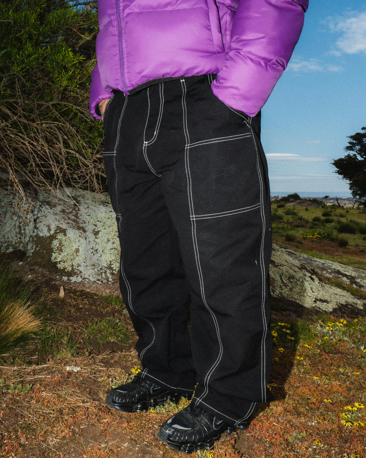 Ripstop Utility Pants - Black