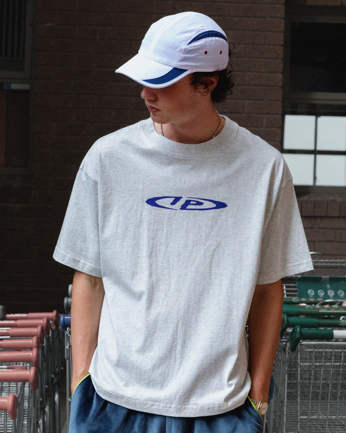 Breaker Panel Cap - White / Navy