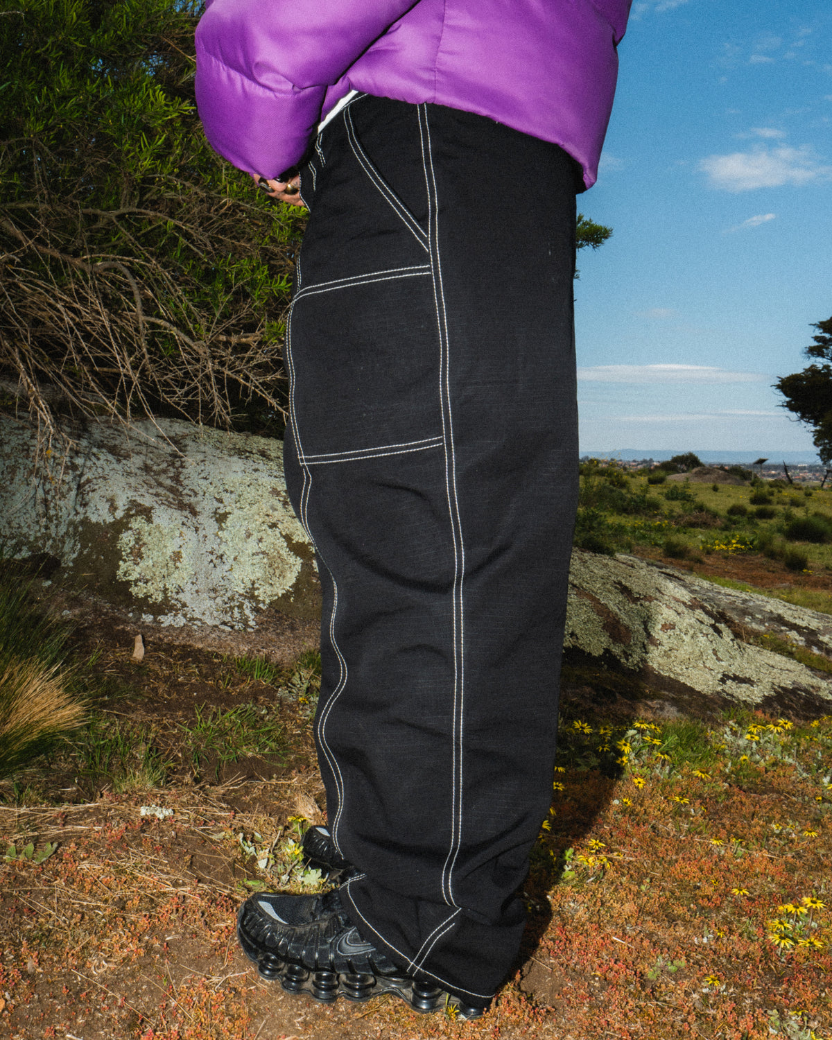 Ripstop Utility Pants - Black