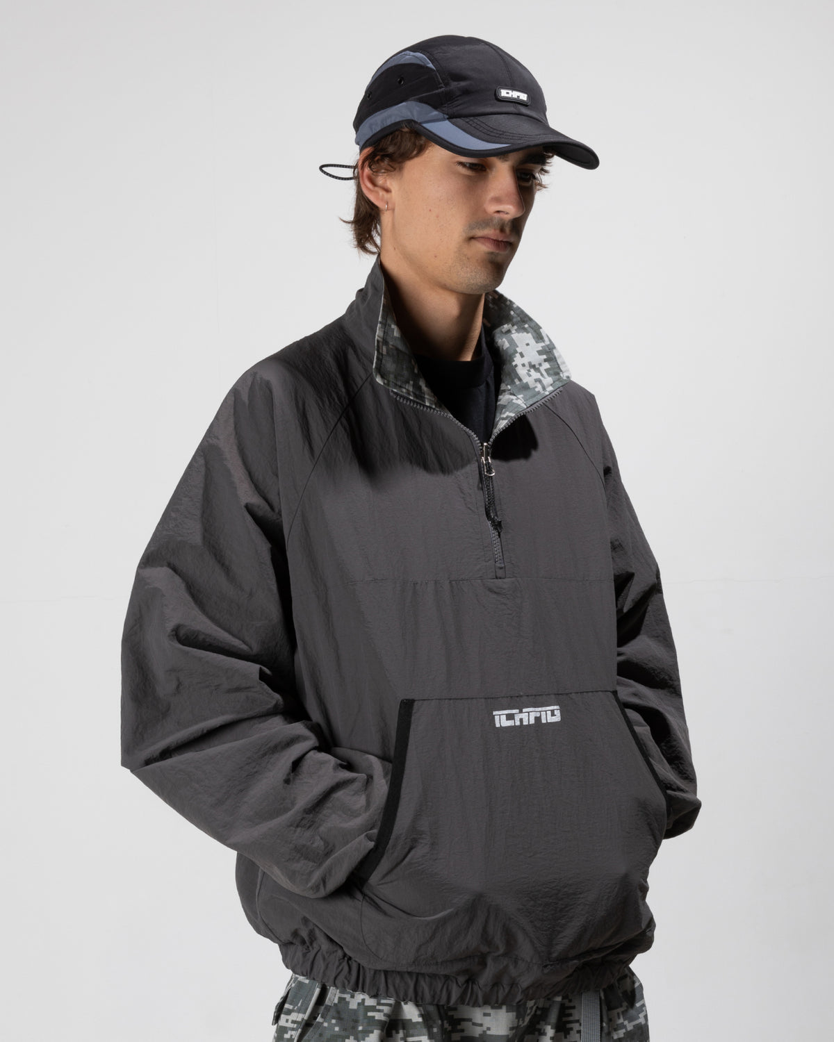 Reversible 1/2 Zip Jacket - Digi Camo