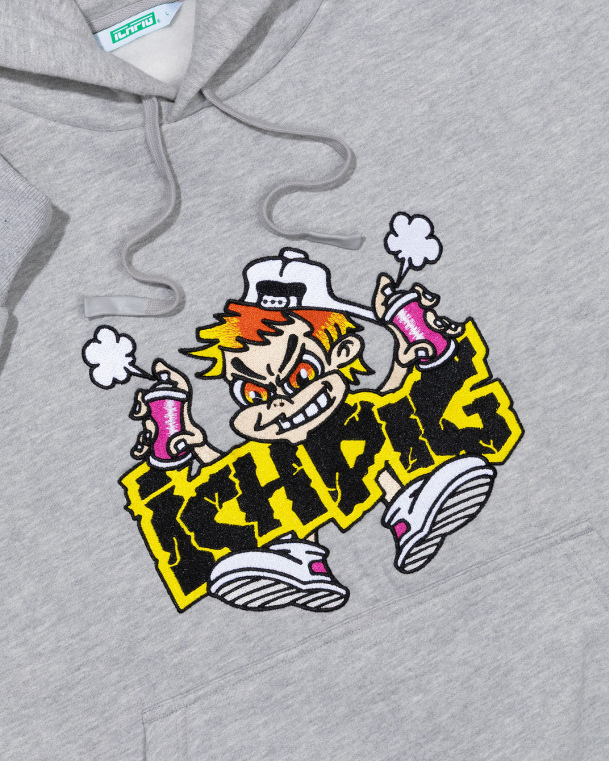 Aeroboy Pullcord Hood - Grey Marle