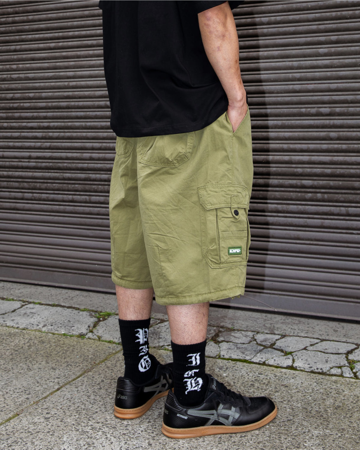 Para Cargo Shorts - Washed Olive