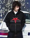 Allstar Zip-Up Hood - Black