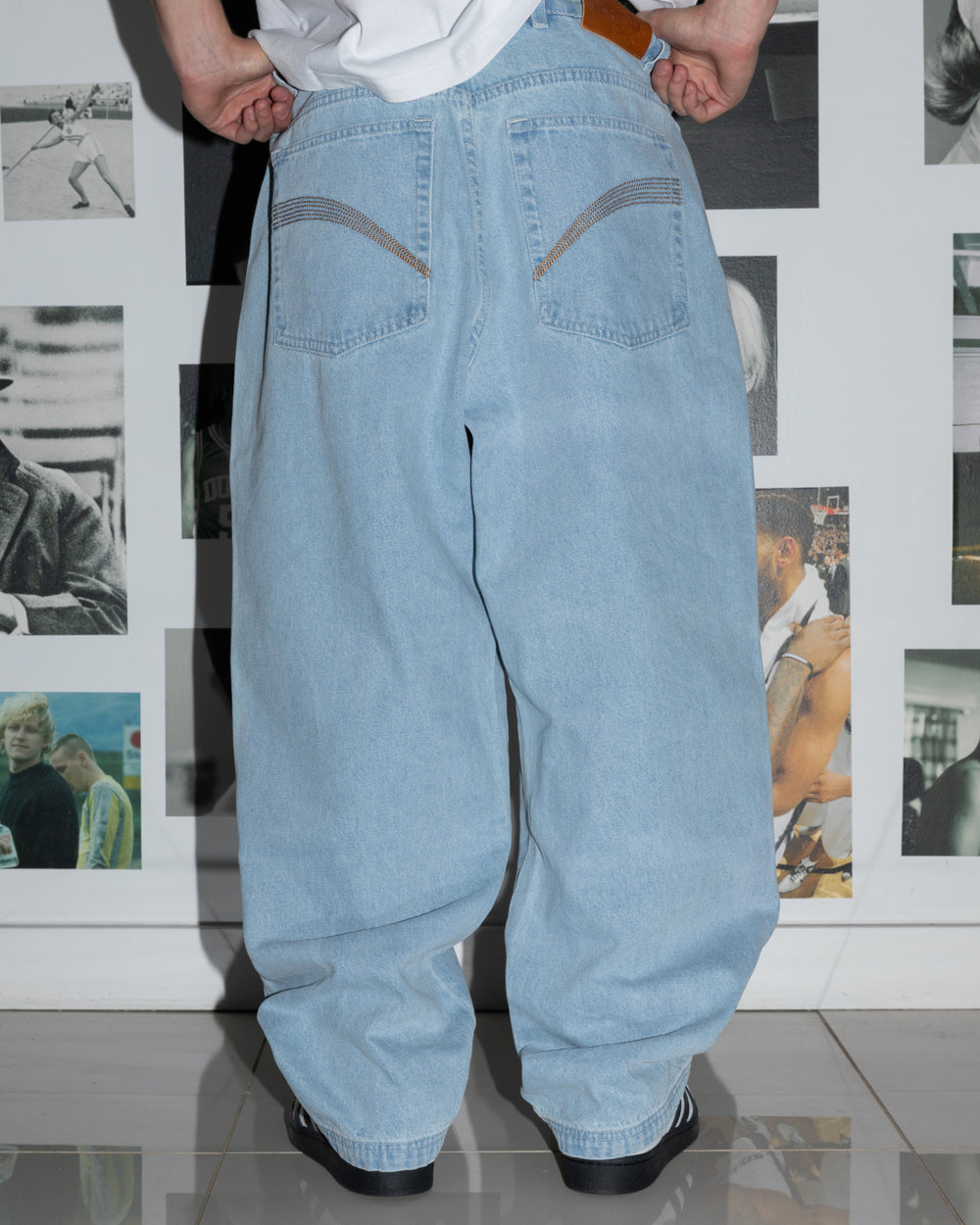 Pigasus Denim Jeans - Light Washed Indigo