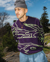 Odyssey Knitted Crew - Plum