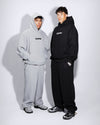 Cinch-Up Track Pants - Grey Marle