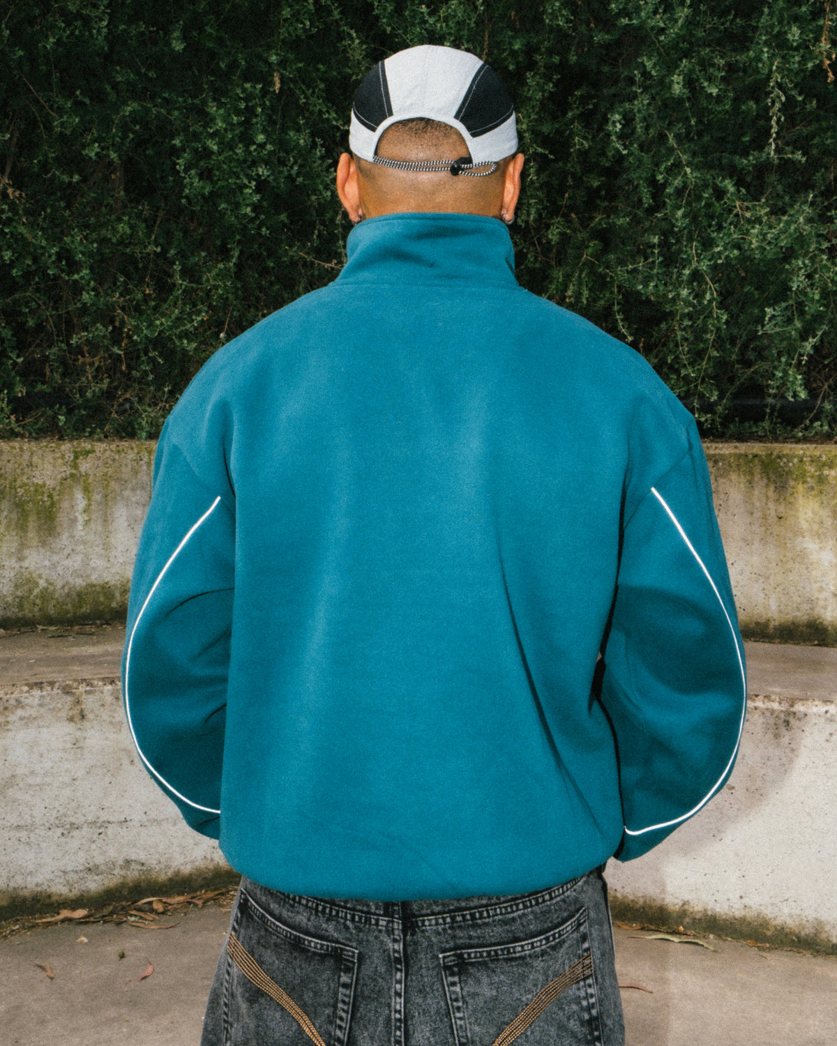 Flashback 1/4 Zip - Dark Teal