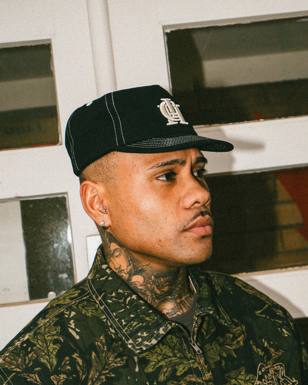 Monogram Ball Cap - Black