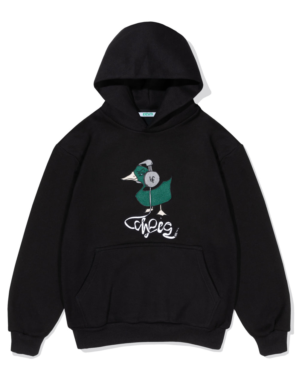 Sketchy Duck Hood - Black