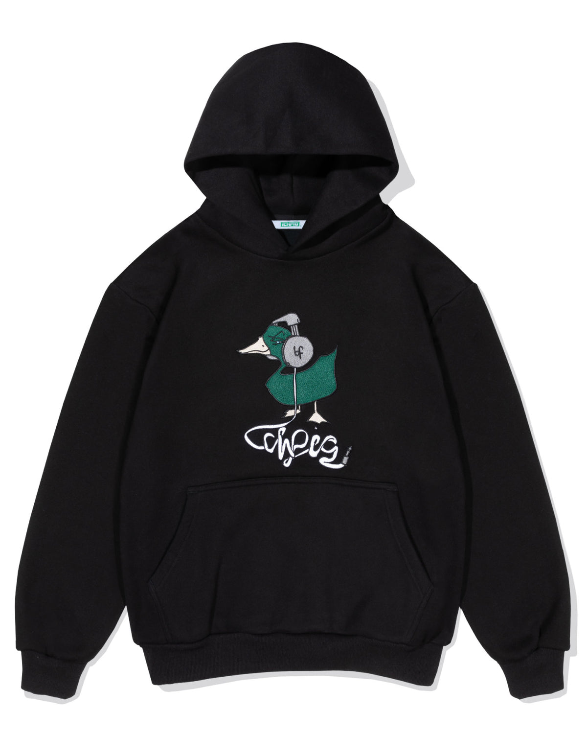 Sketchy Duck Hood - Black