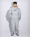 Cinch-Up Track Pants - Grey Marle