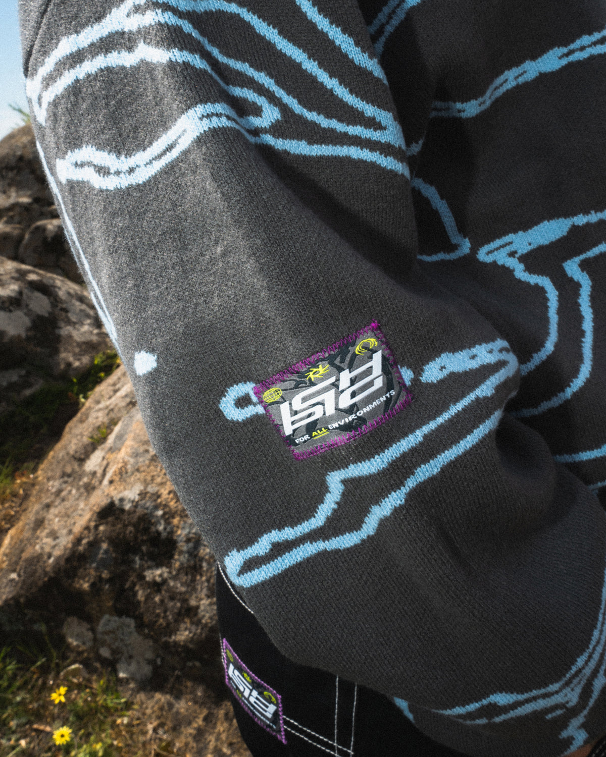 Odyssey Knitted Crew - Charcoal