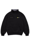 Emblem 1/4 Zip - Black