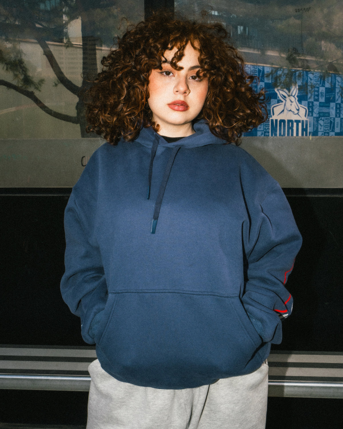 Sports Pullcord Hood - Ink