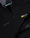 Emblem 1/4 Zip - Black