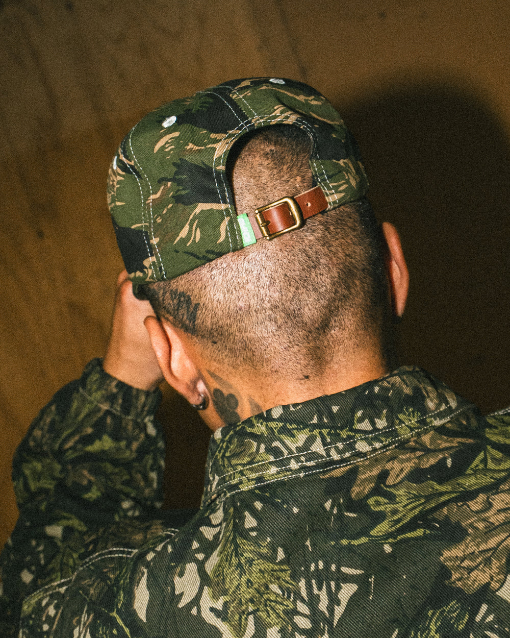 Monogram Ball Cap - Tiger Camo